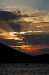 Spettacolare tramonto alle isole Sanguinarie, donde il nome